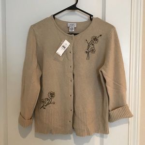 NWT Loft beaded cardigan